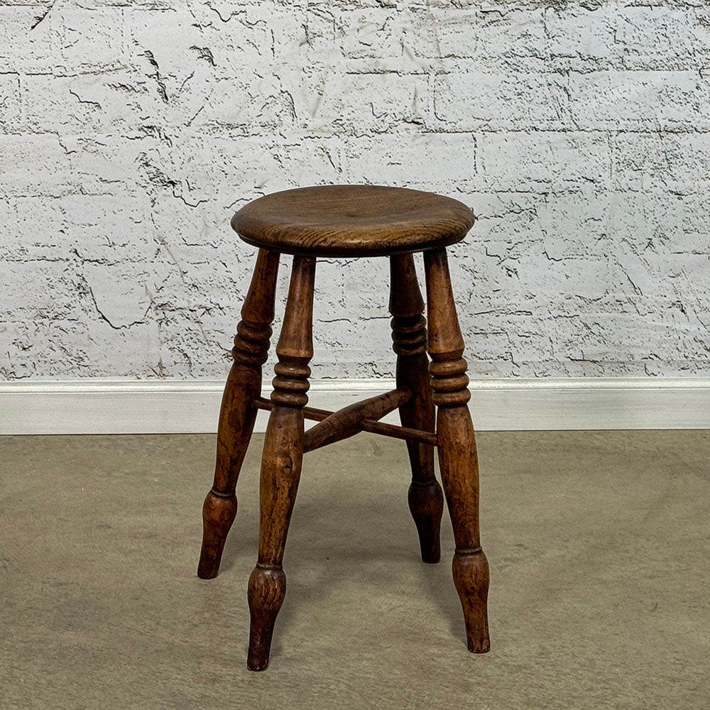 Oak "Boston" Stool Lincolnshire UK