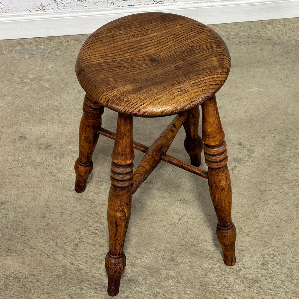 Oak "Boston" Stool Lincolnshire UK