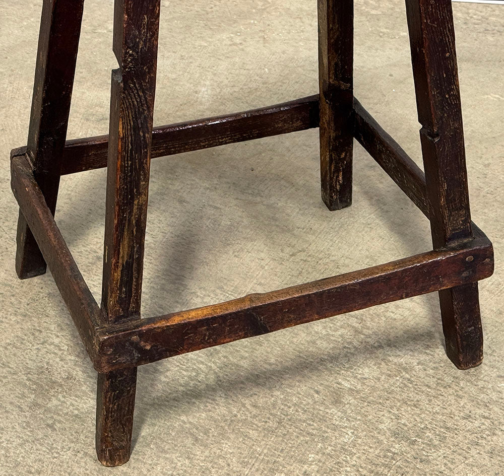 Rustic Mill Stool from Cheshire
