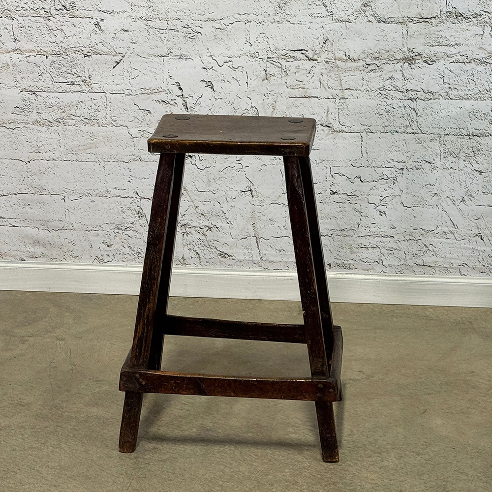 Rustic Mill Stool from Cheshire