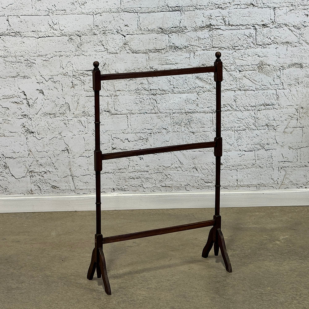 Dainty Mahogany Towel Rack