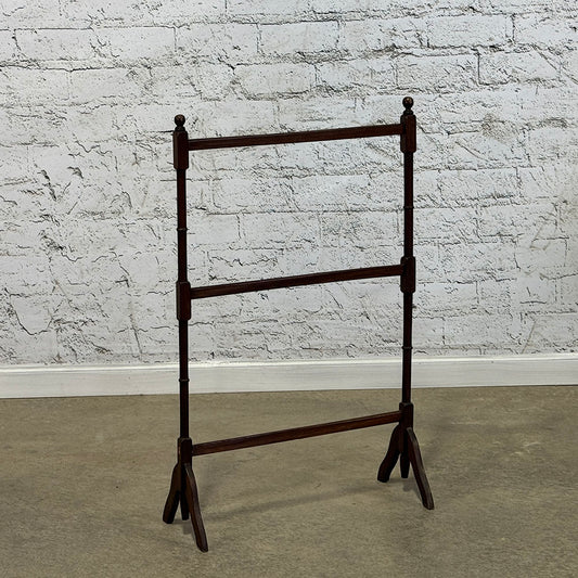 Dainty Mahogany Towel Rack