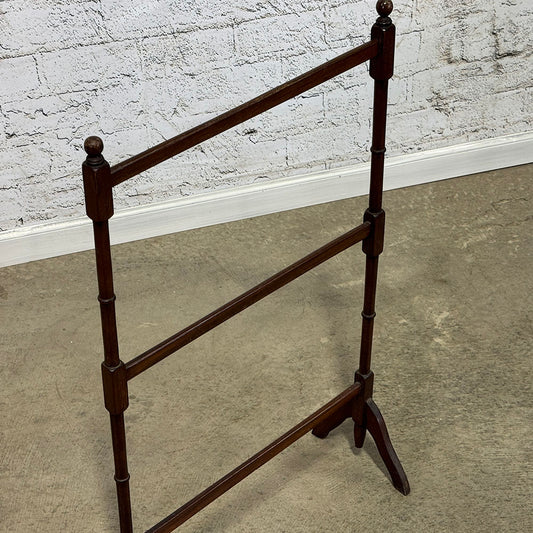Dainty Mahogany Towel Rack