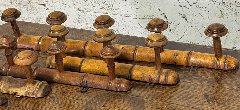 Faux Bamboo Coat Hook, 5 Hooks