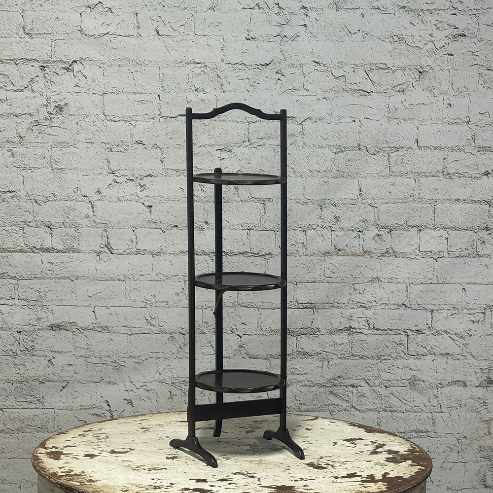 Antique English Three-Tier Cake Stand