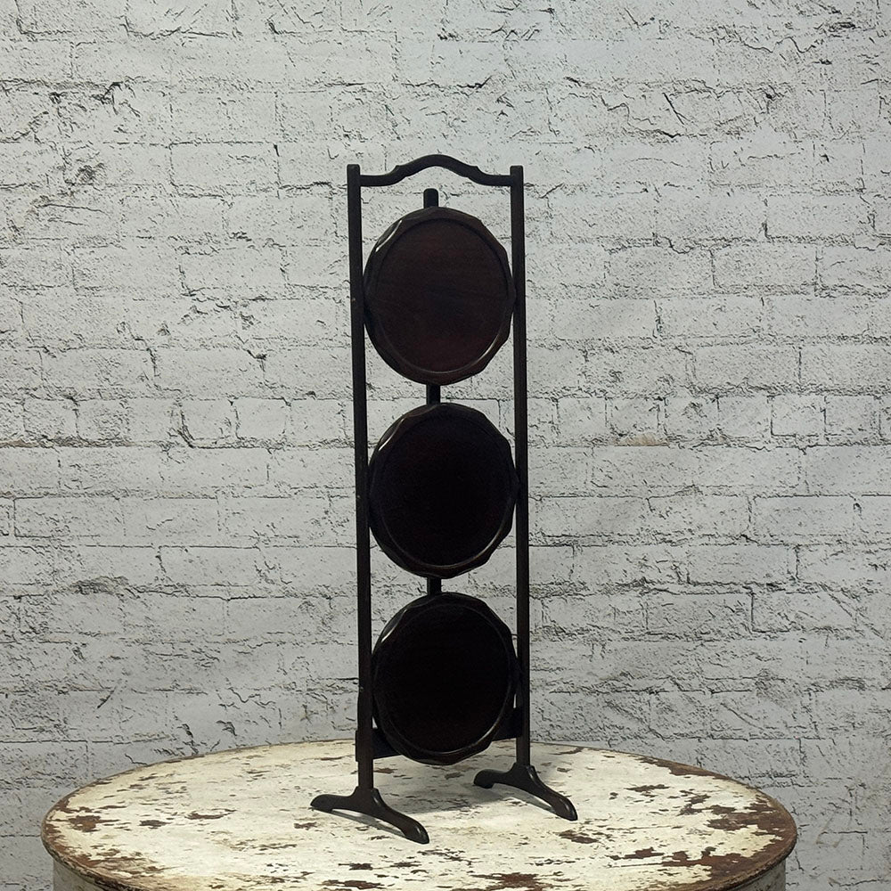 Antique English Three-Tier Cake Stand