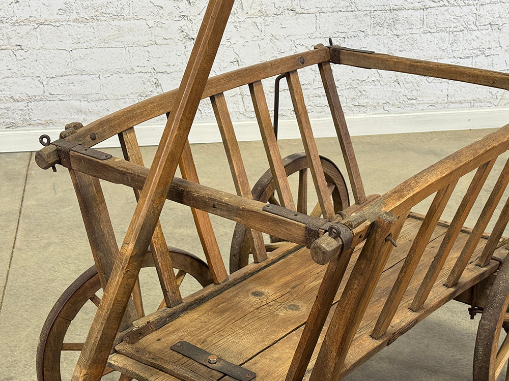 Antique Wooden Garden Cart