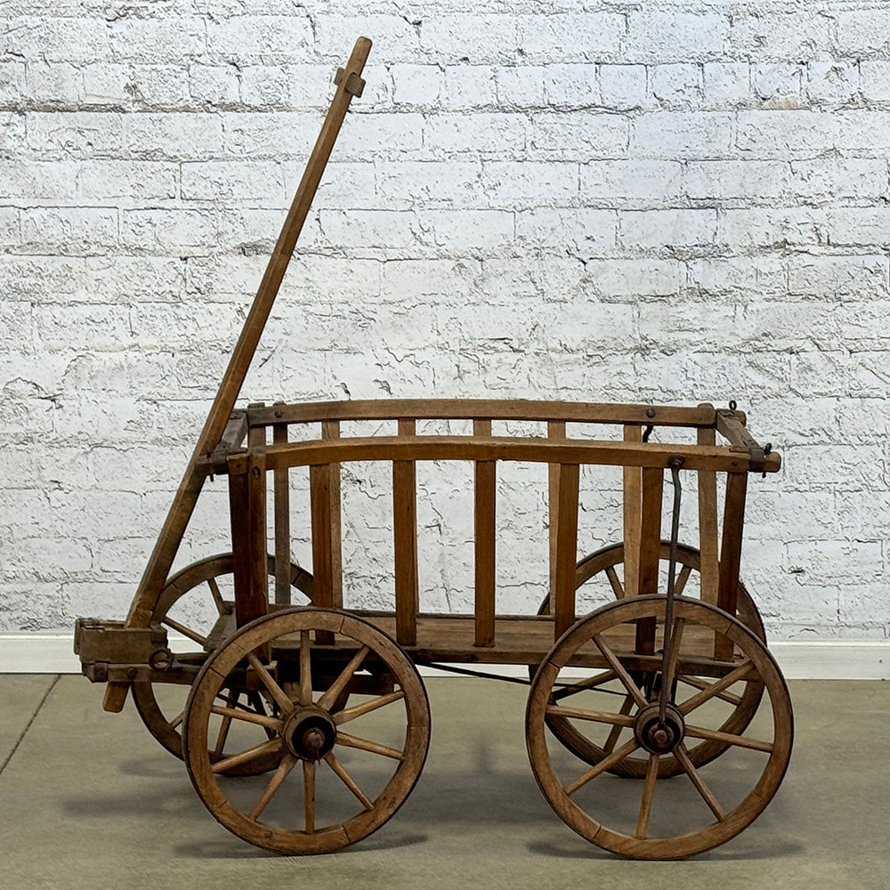 Antique Wooden Garden Cart