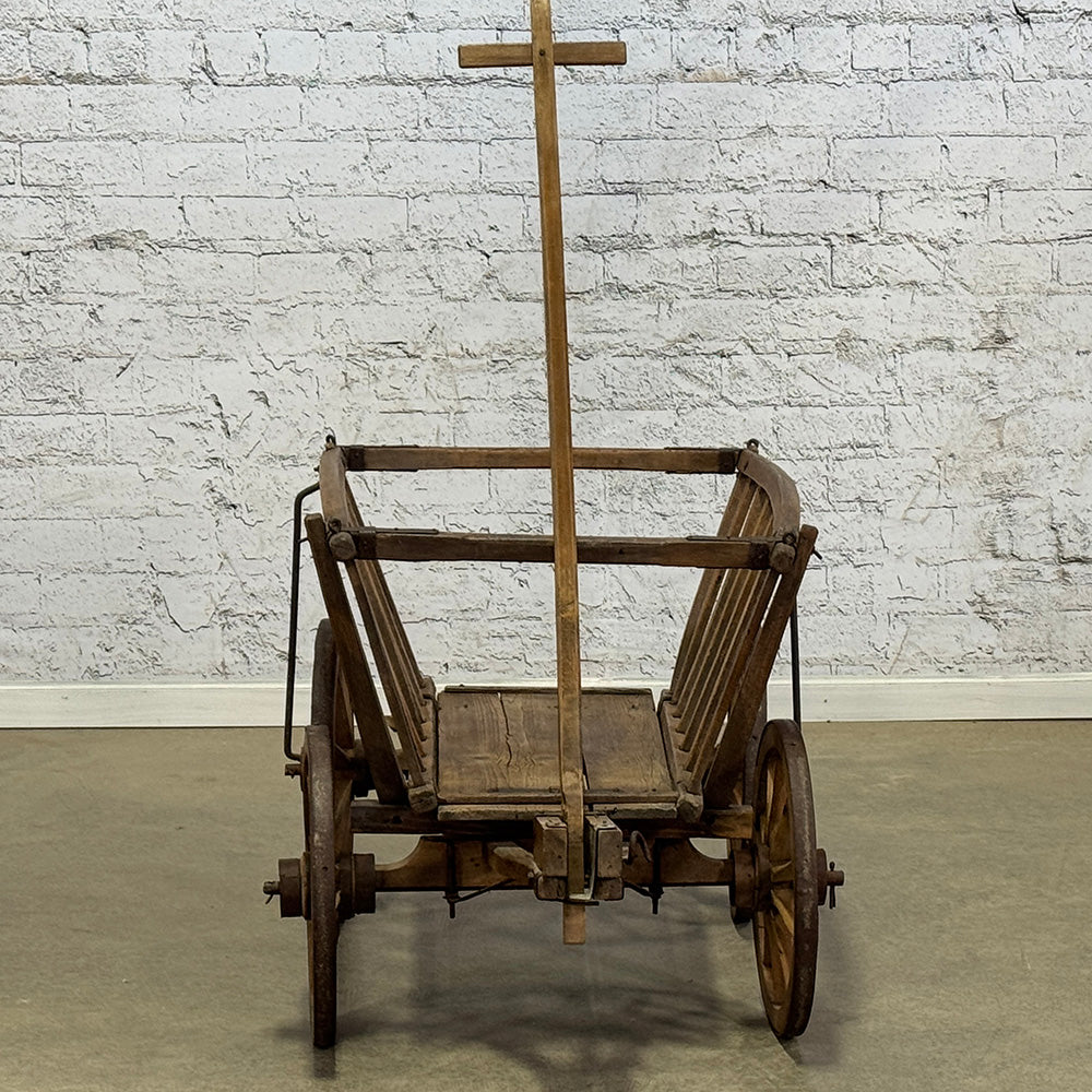 Antique Wooden Garden Cart