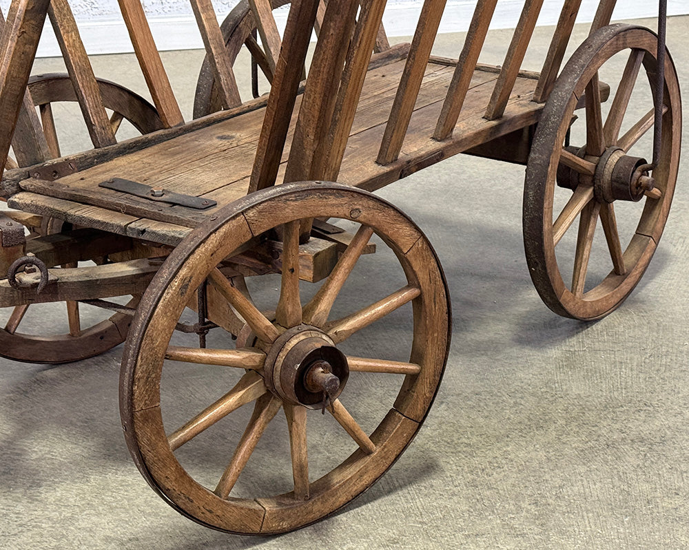 Antique Wooden Garden Cart