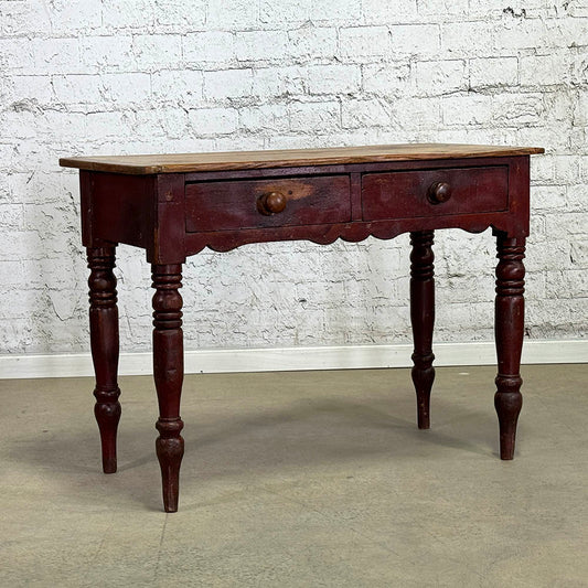 Yorkshire Pine Two Drawer Table