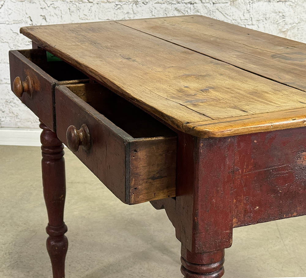 Yorkshire Pine Two Drawer Table