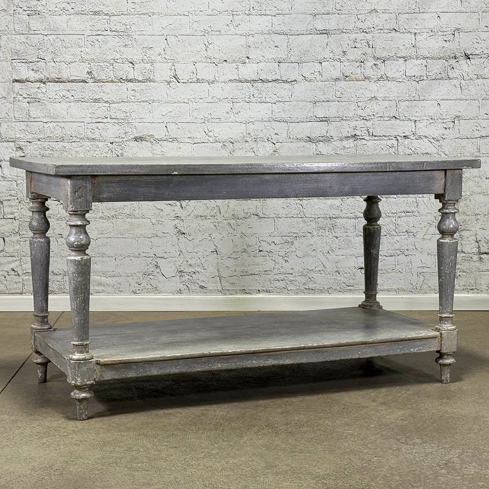Antique English Painted Drapers Table c.1860