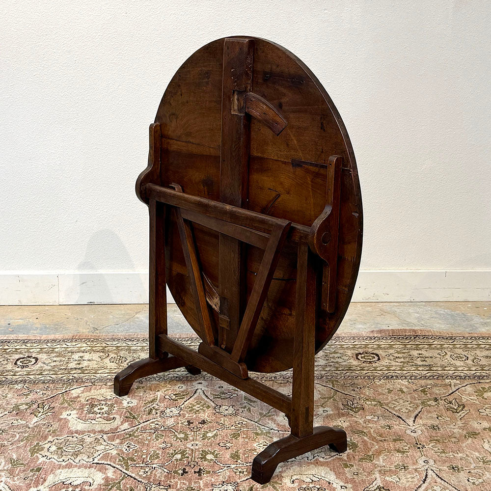 Antique French Walnut Vendange Table