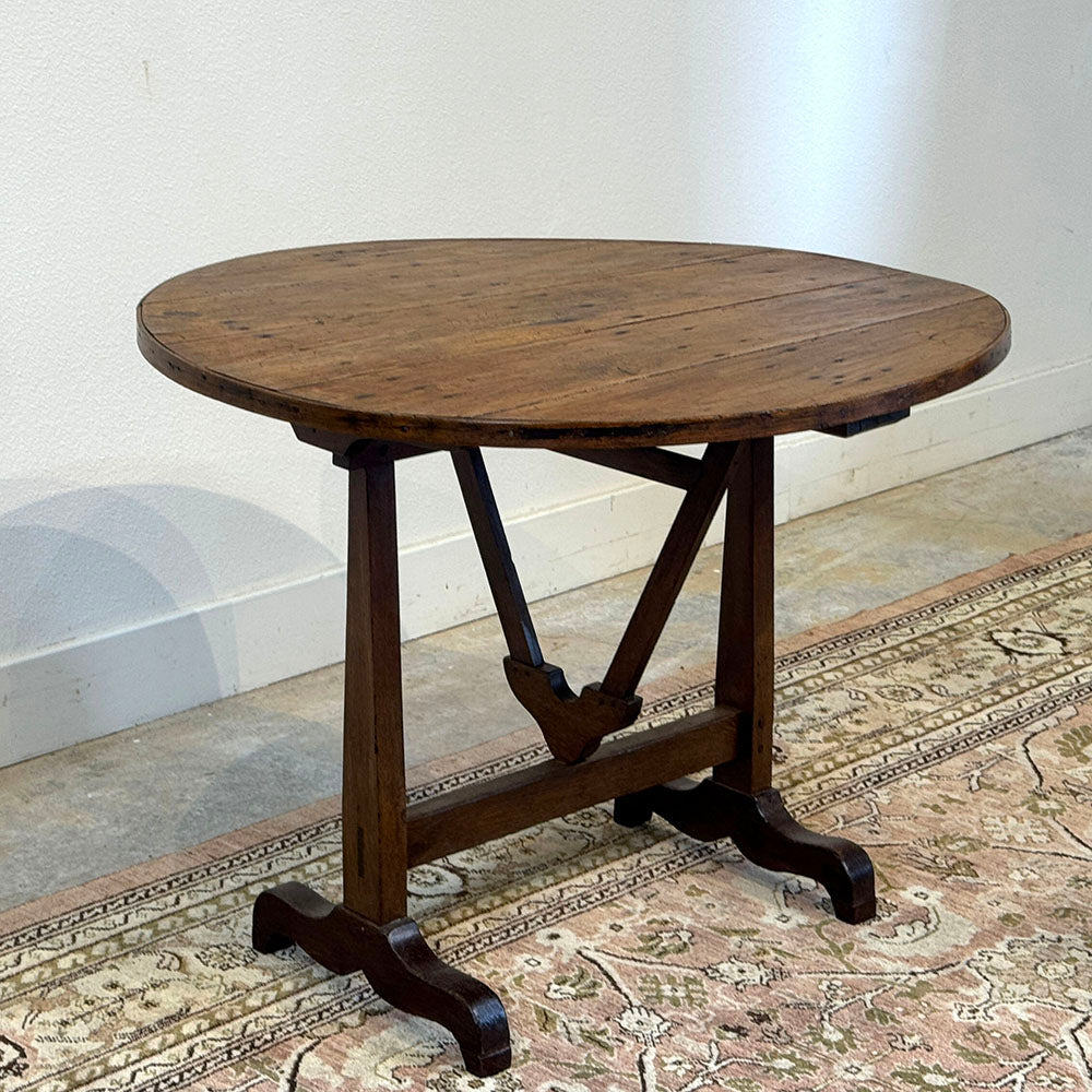 Antique Vendange Table from France