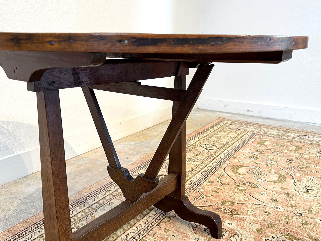 Antique Vendange Table from France