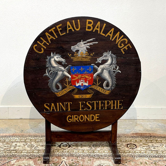 Painted Vendange Table - Chateau Balange