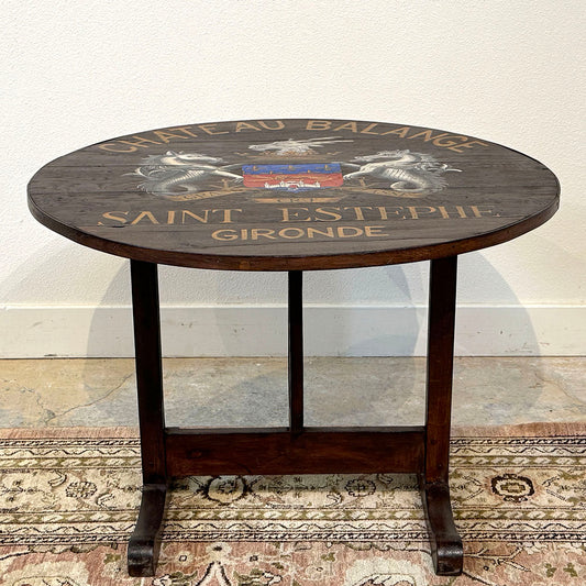 Painted Vendange Table - Chateau Balange