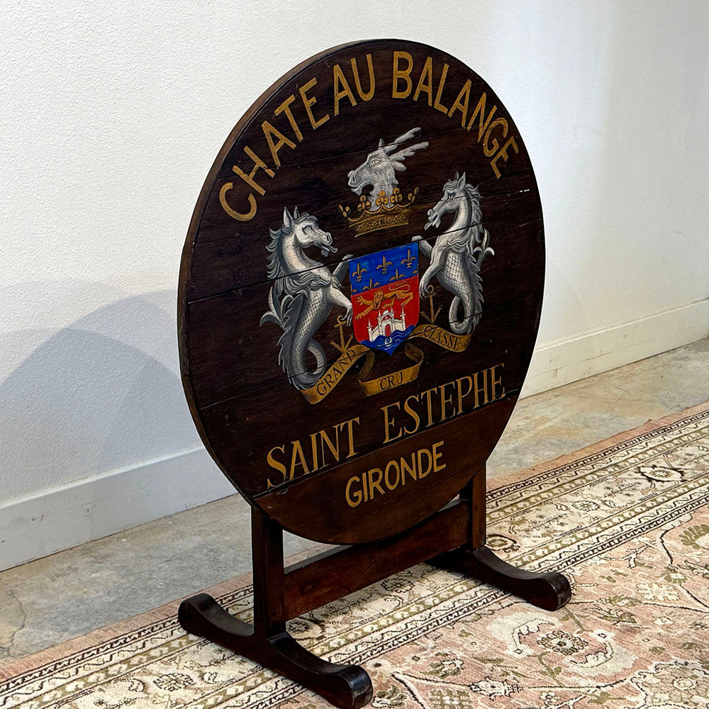 Painted Vendange Table - Chateau Balange