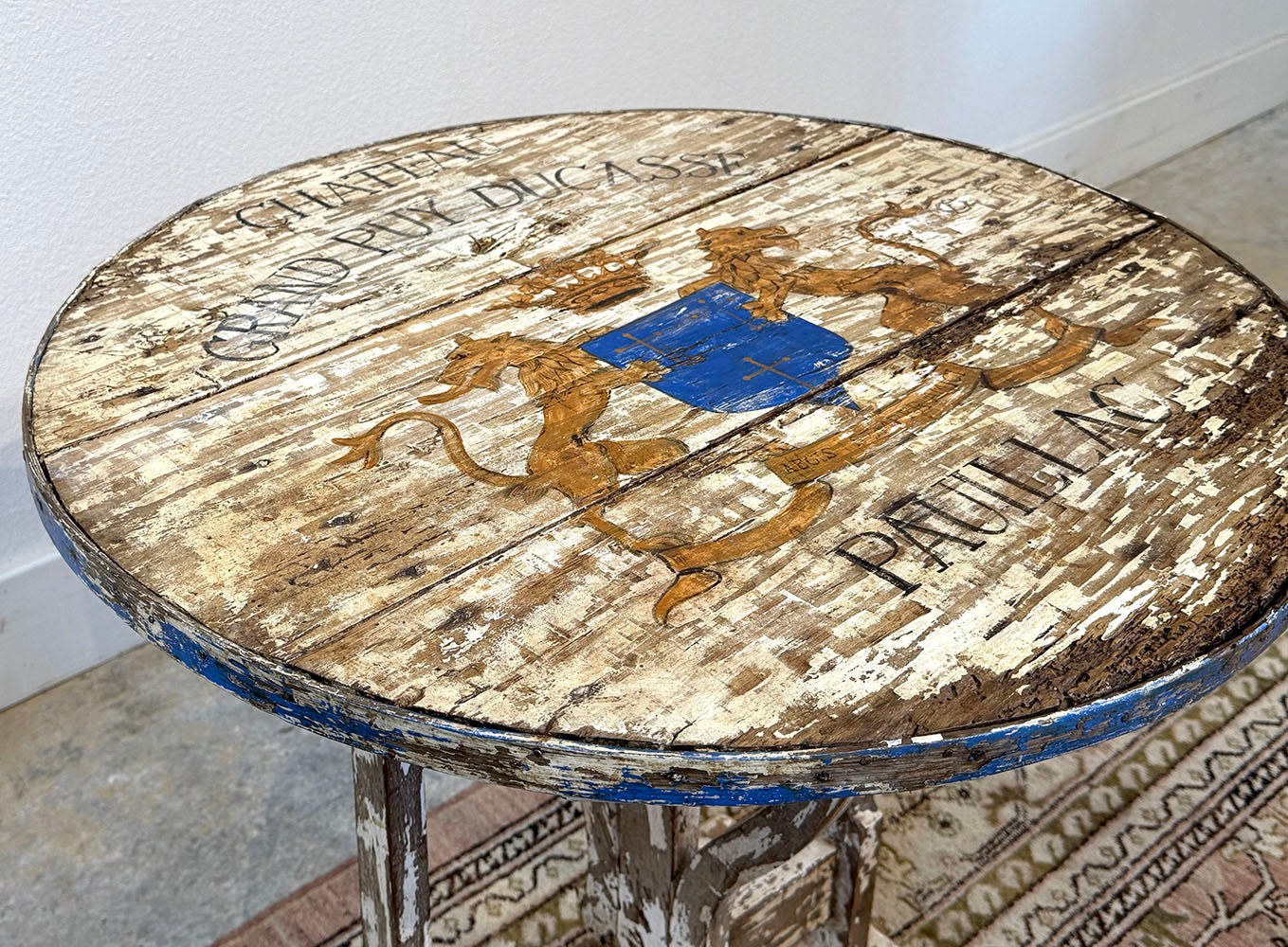 Small Painted Vendange Table