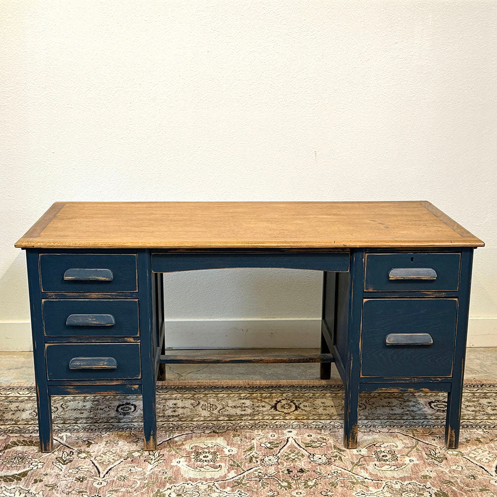 Painted Oak Desk