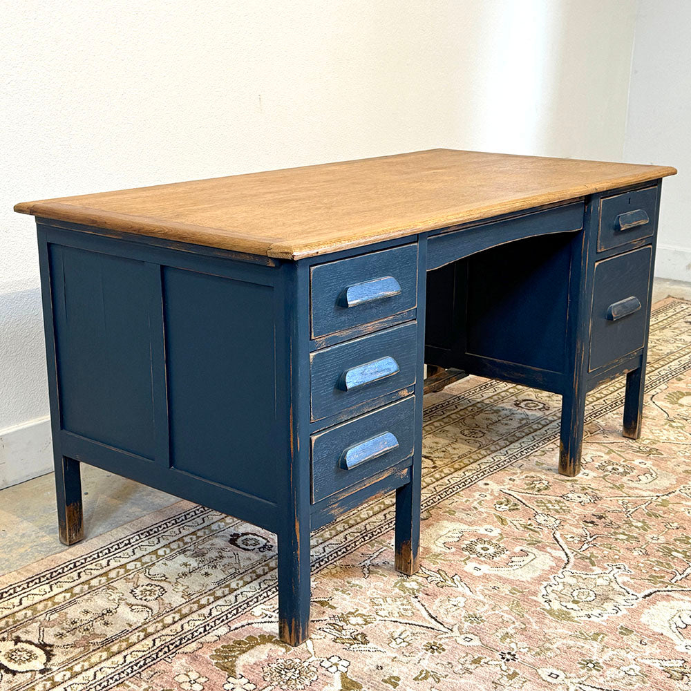 Painted Oak Desk