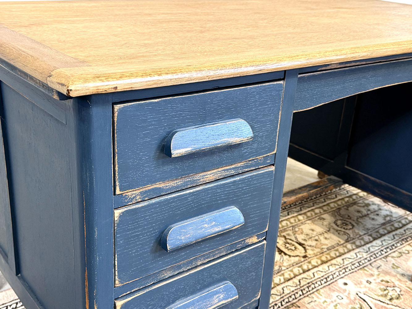 Painted Oak Desk