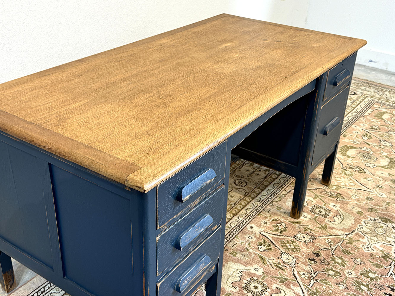 Painted Oak Desk