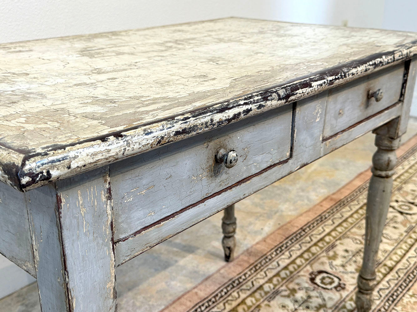 Antique Painted Writing/Dressing Table