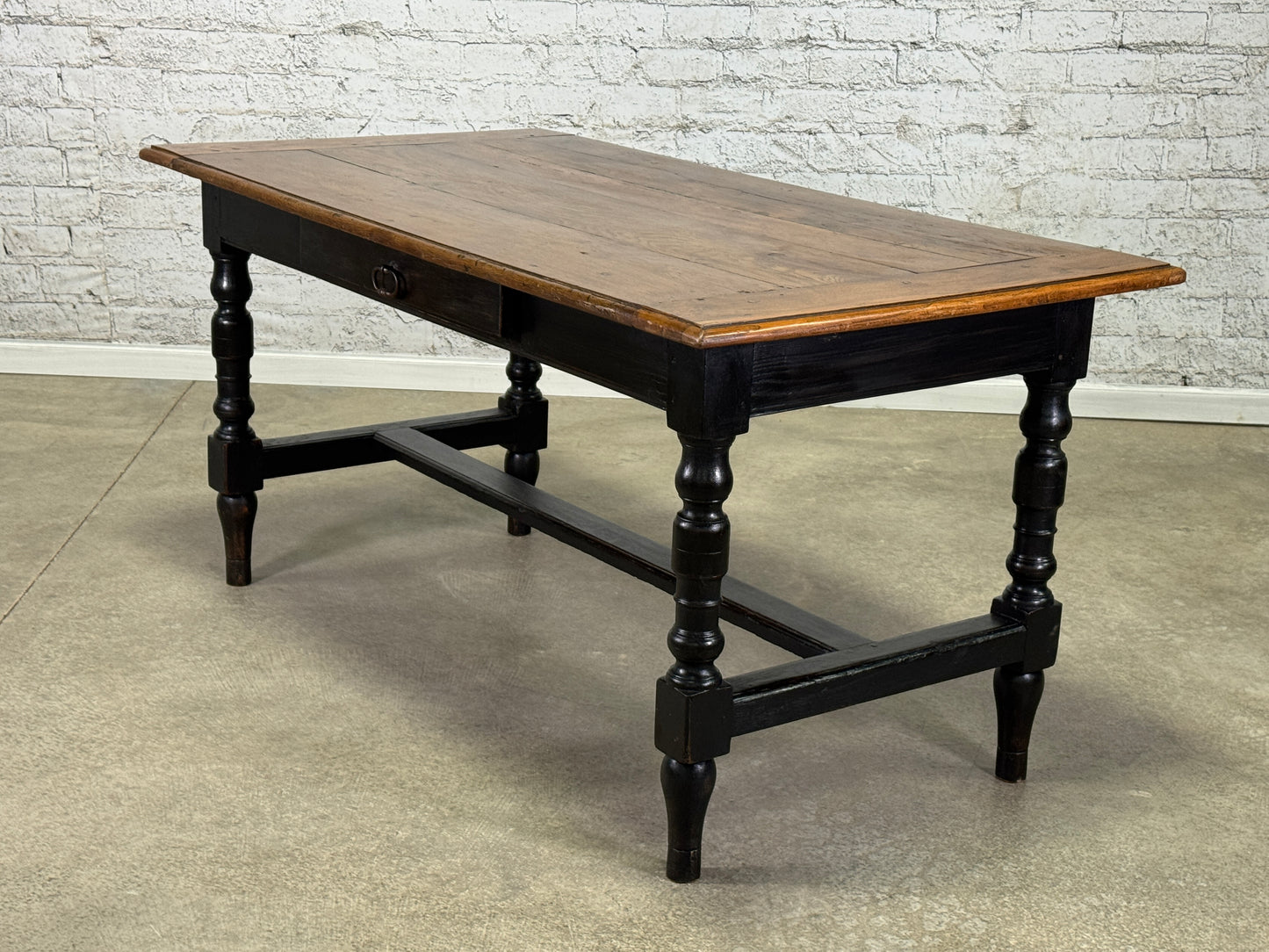 Antique Elm Top Desk c.1870