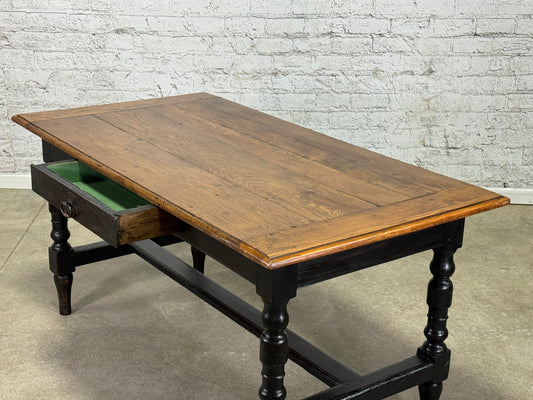 Antique Elm Top Desk c.1870