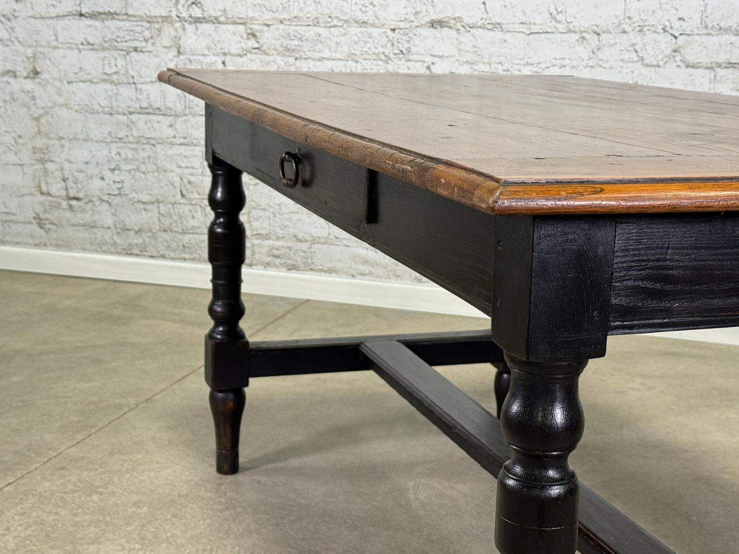 Antique Elm Top Desk c.1870