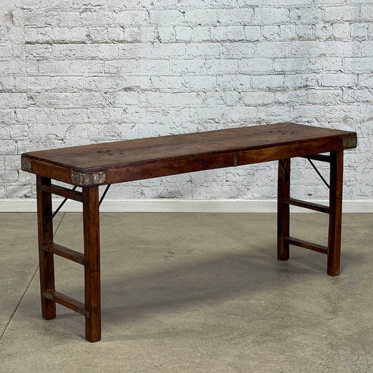 Unique European Pine Folding Table c.1900