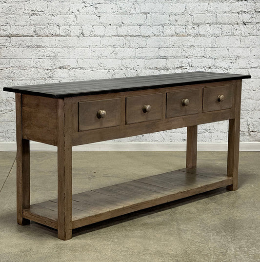 Handcrafted in England Four Drawer Potboard Server