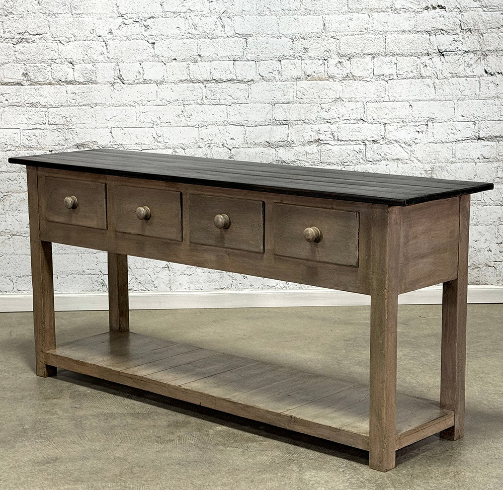 Handcrafted in England Four Drawer Potboard Server