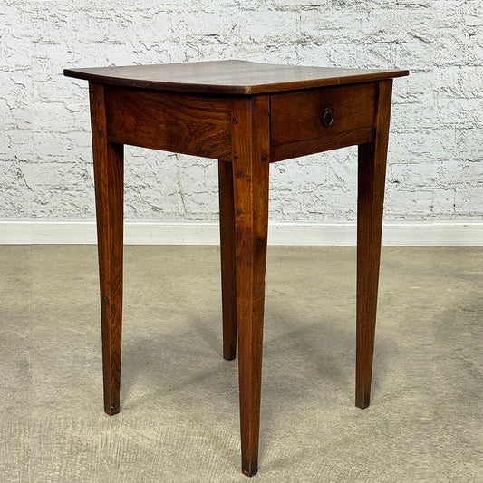 Antique French Cherry Side Table