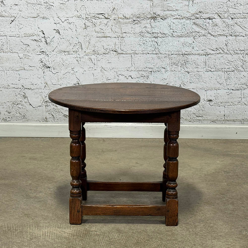 Small Antique Oak Dropleaf Table