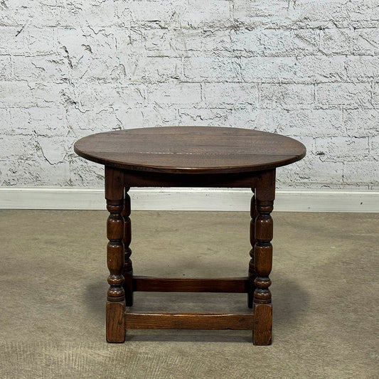 Small Antique Oak Dropleaf Table