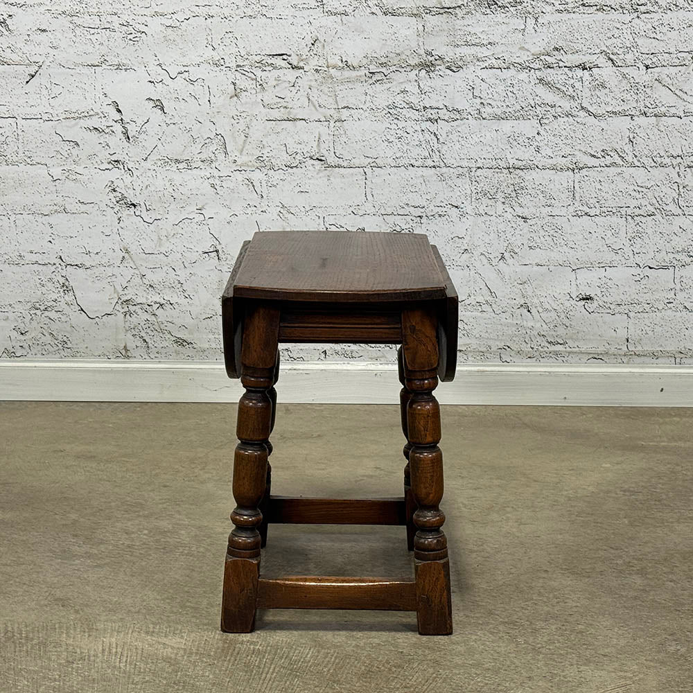 Small Antique Oak Dropleaf Table