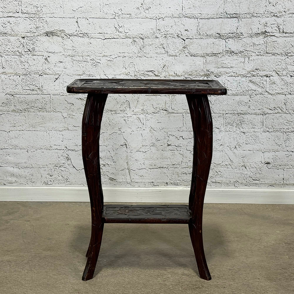 Liberty London Carved Japanese Side Table c.1900