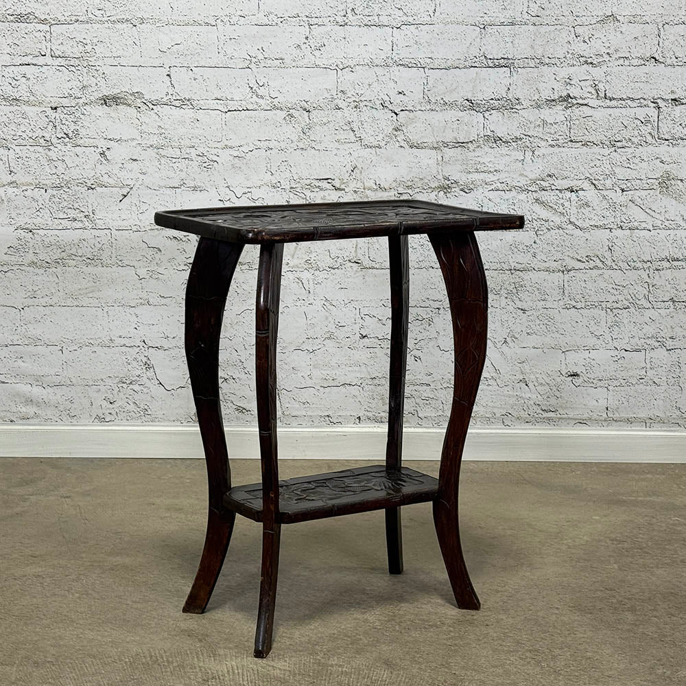 Liberty London Carved Japanese Side Table c.1900