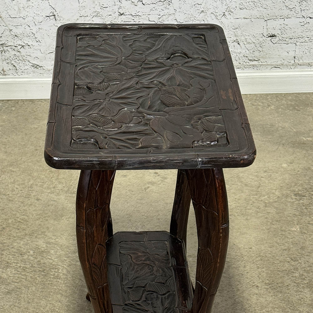 Liberty London Carved Japanese Side Table c.1900