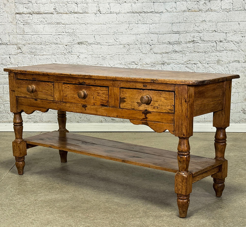 Rustic Pine Victorian Server c. 1890