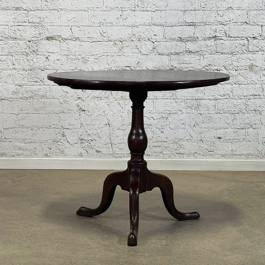 Antique English Oak Tilt-top Table
