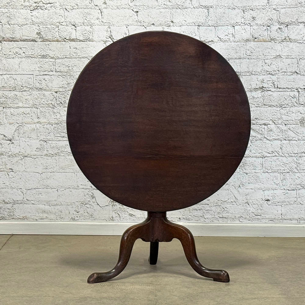 Antique English Oak Tilt-top Table