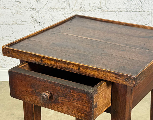 Burgundy Tray-Top Oak Table c.1820