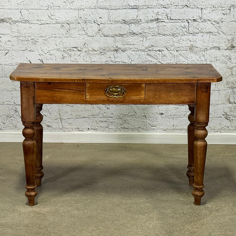 English Country Pine Table with Drawer