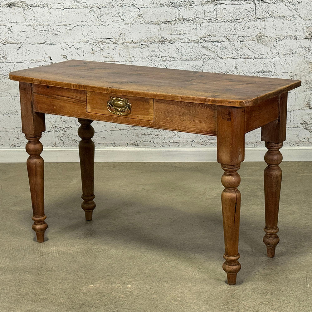 English Country Pine Table with Drawer