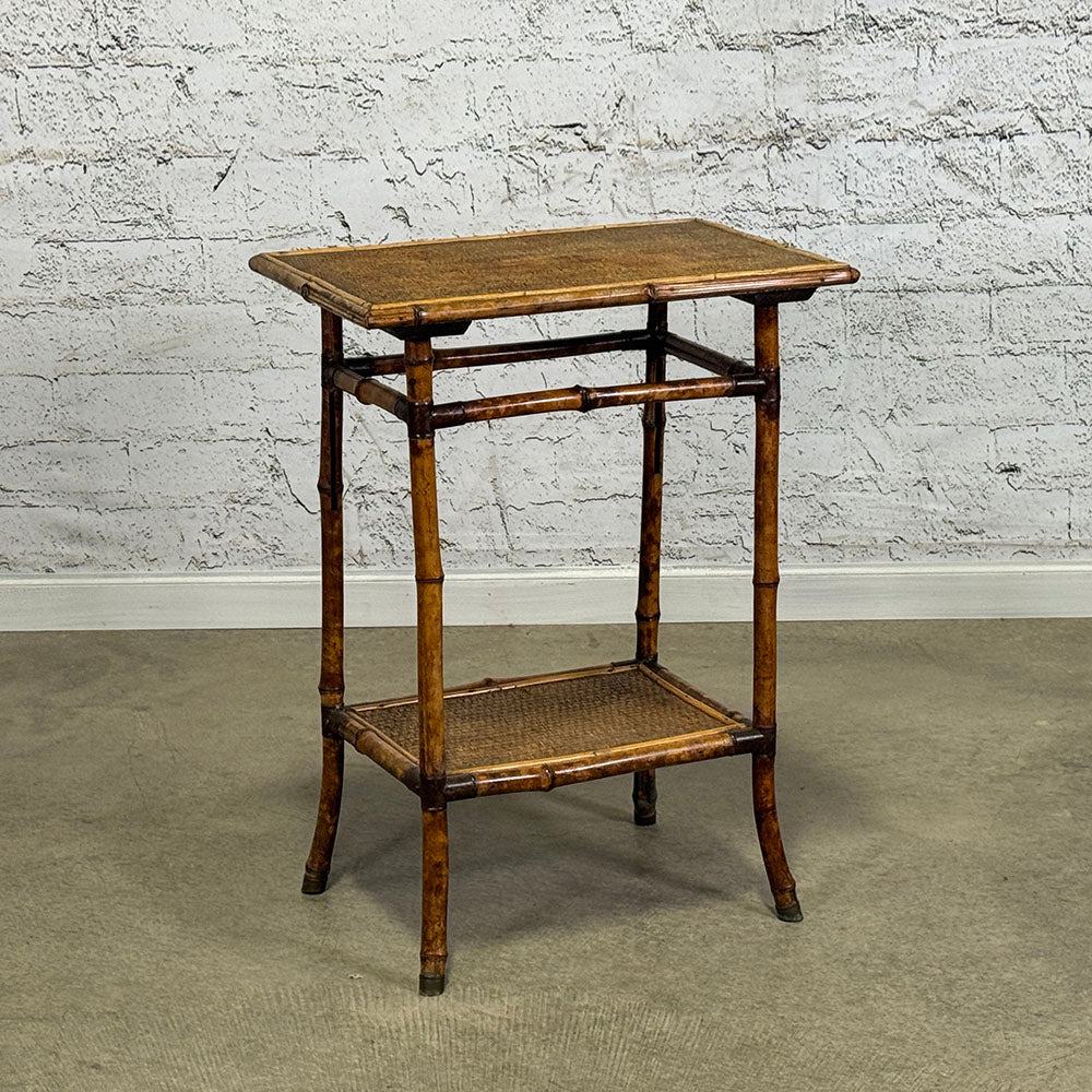 English Bamboo Side Table