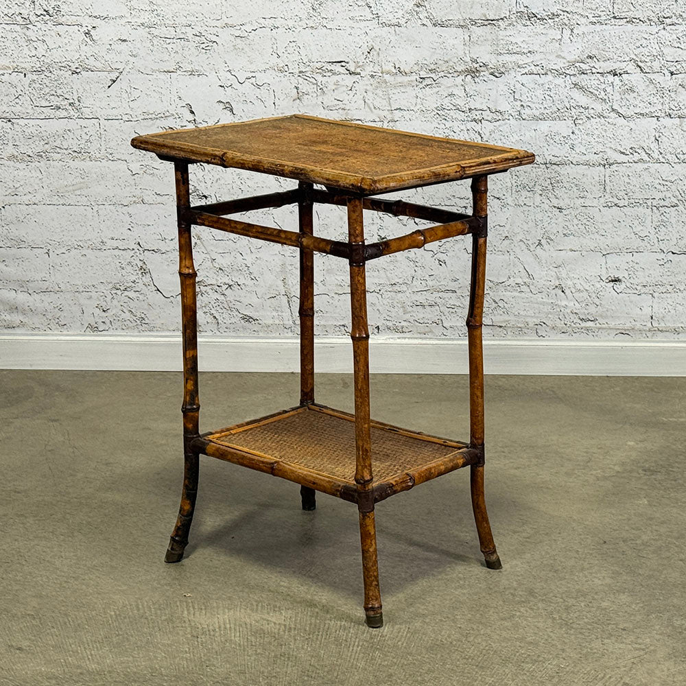 English Bamboo Side Table